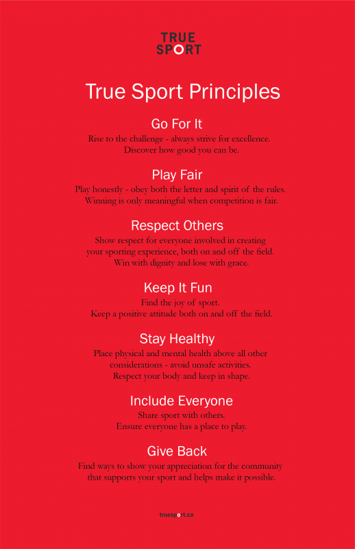 True Sport Principles